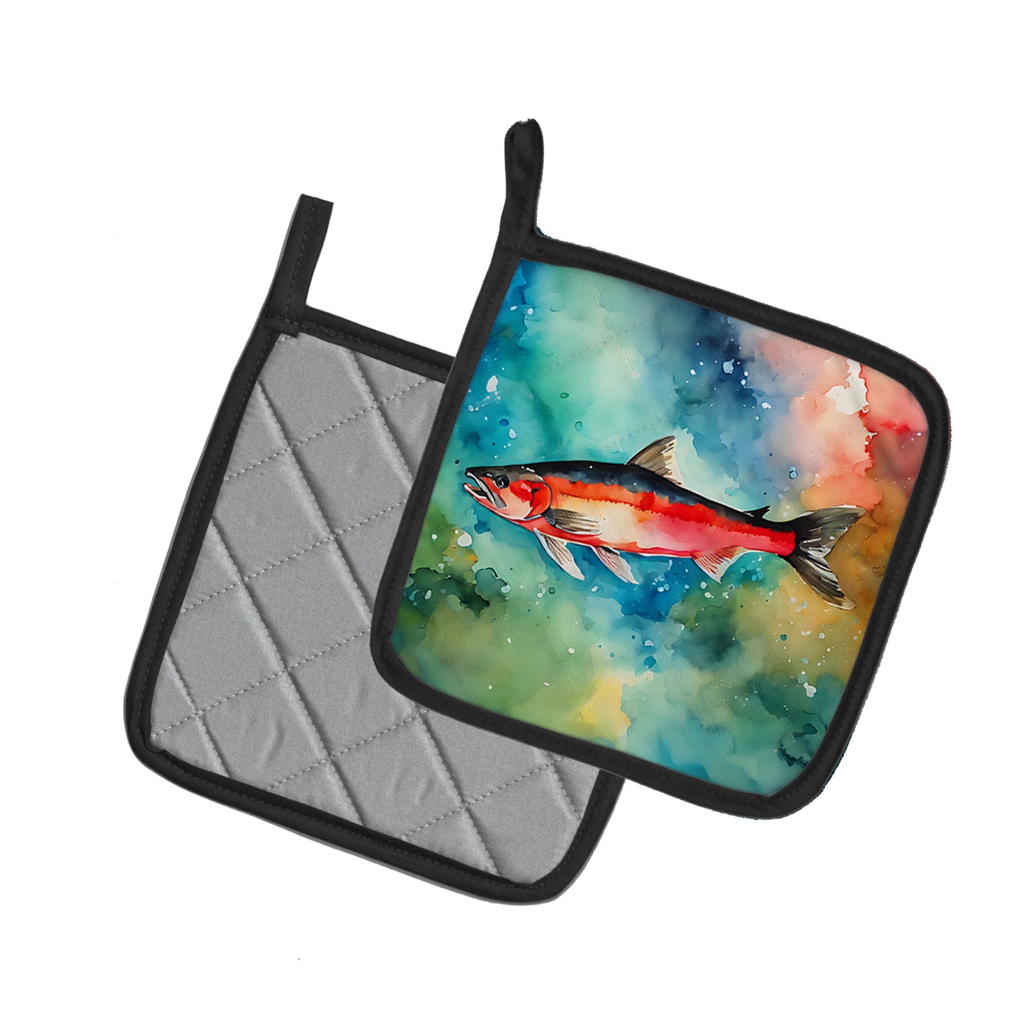Buy this Salmon Pair of Pot Holders