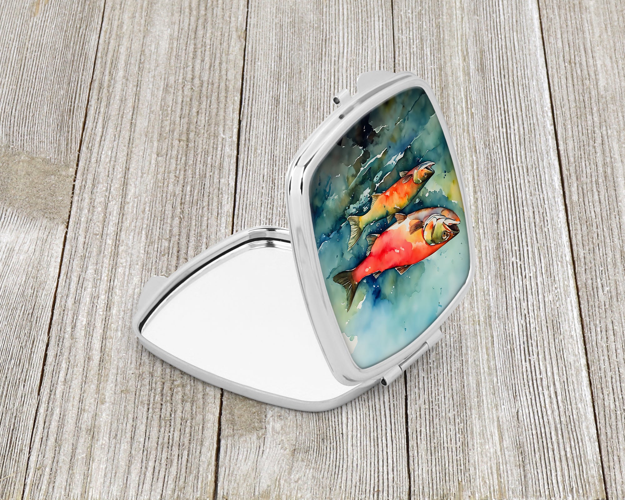 Buy this Salmon Compact Mirror