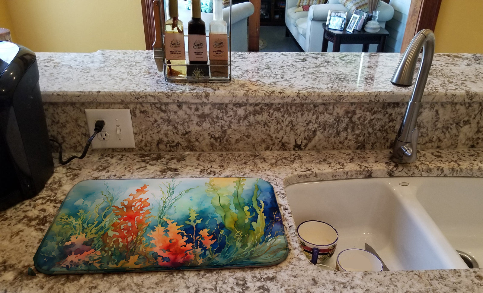 Caroline's Treasures Seaweed Dish Drying Mat