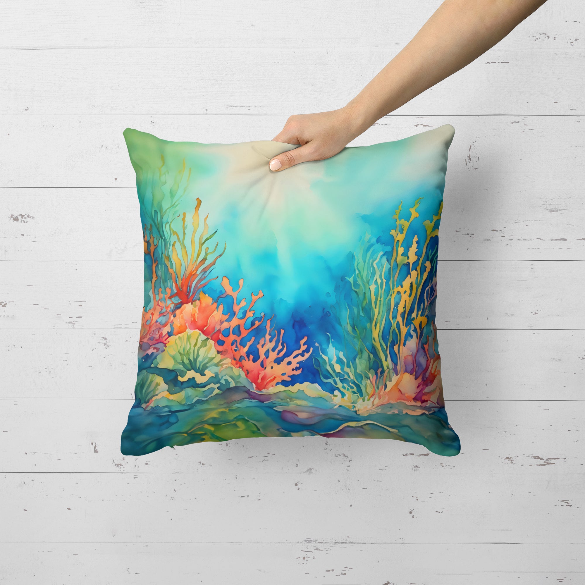 Seaweed Throw Pillow