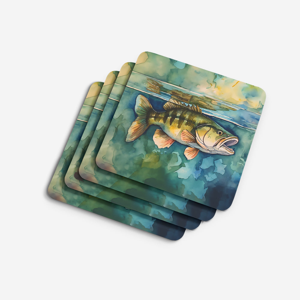 Smallmouth Bass Foam Coasters