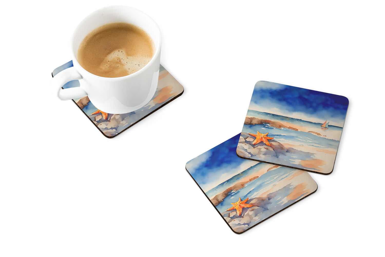 Buy this Starfish Foam Coasters