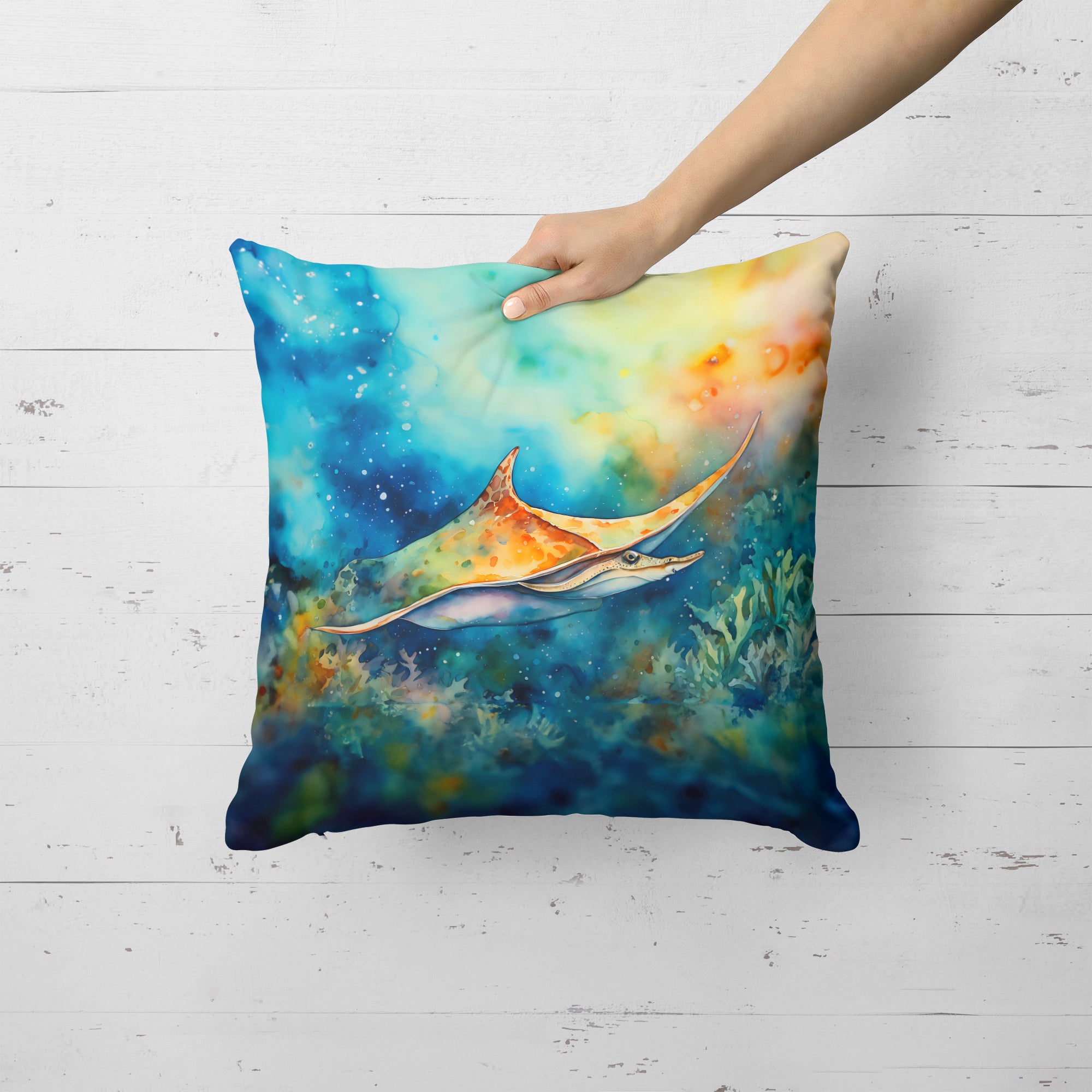 Buy this Sting Ray Throw Pillow