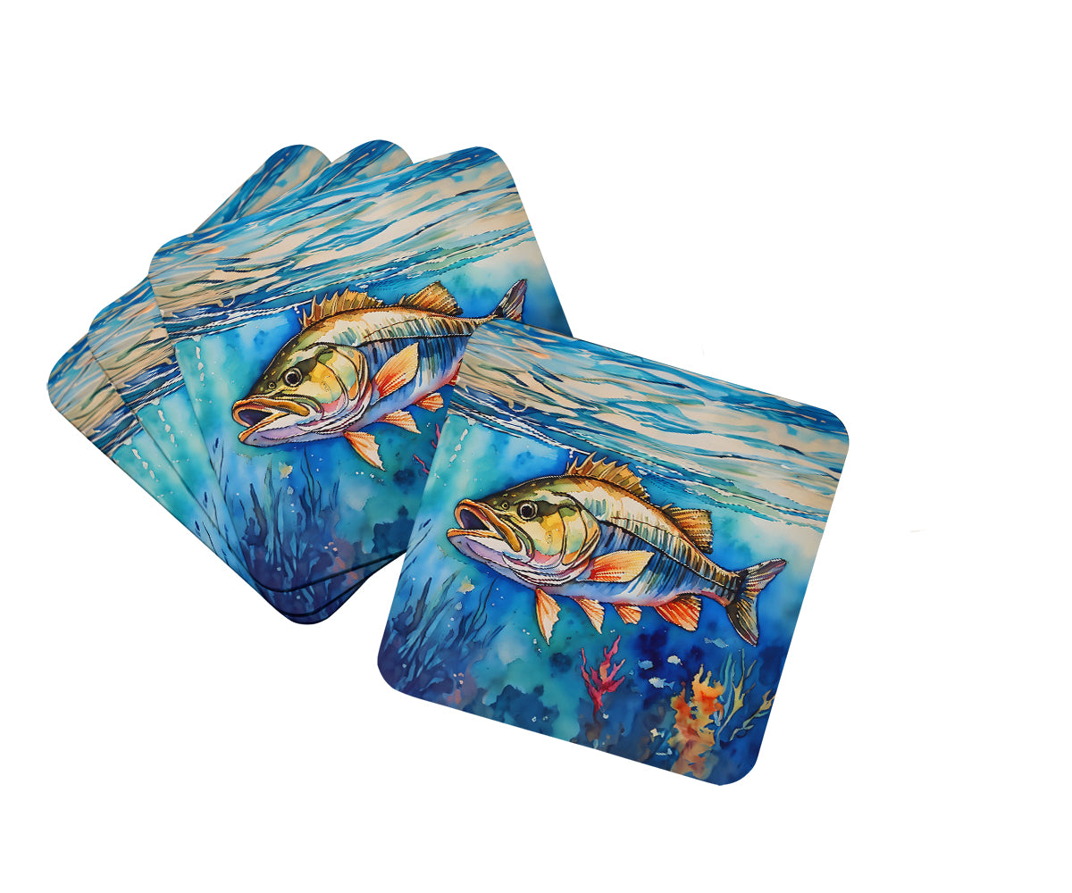 Buy this Striped Bass Foam Coasters