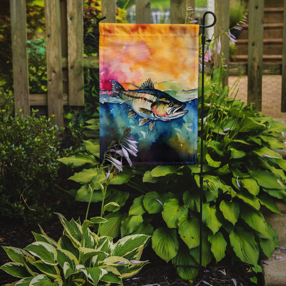 Caroline's Treasures Striped Bass Garden Flag – Outdoor Decorative Yard Flag