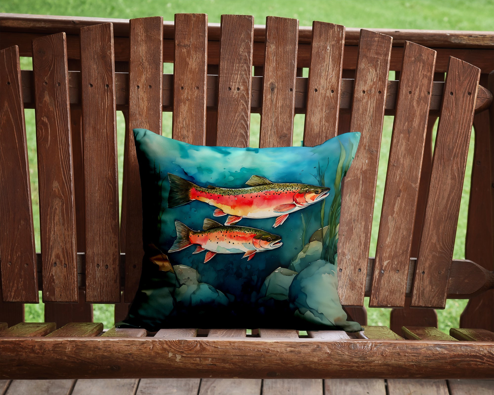 Buy this Trout Throw Pillow