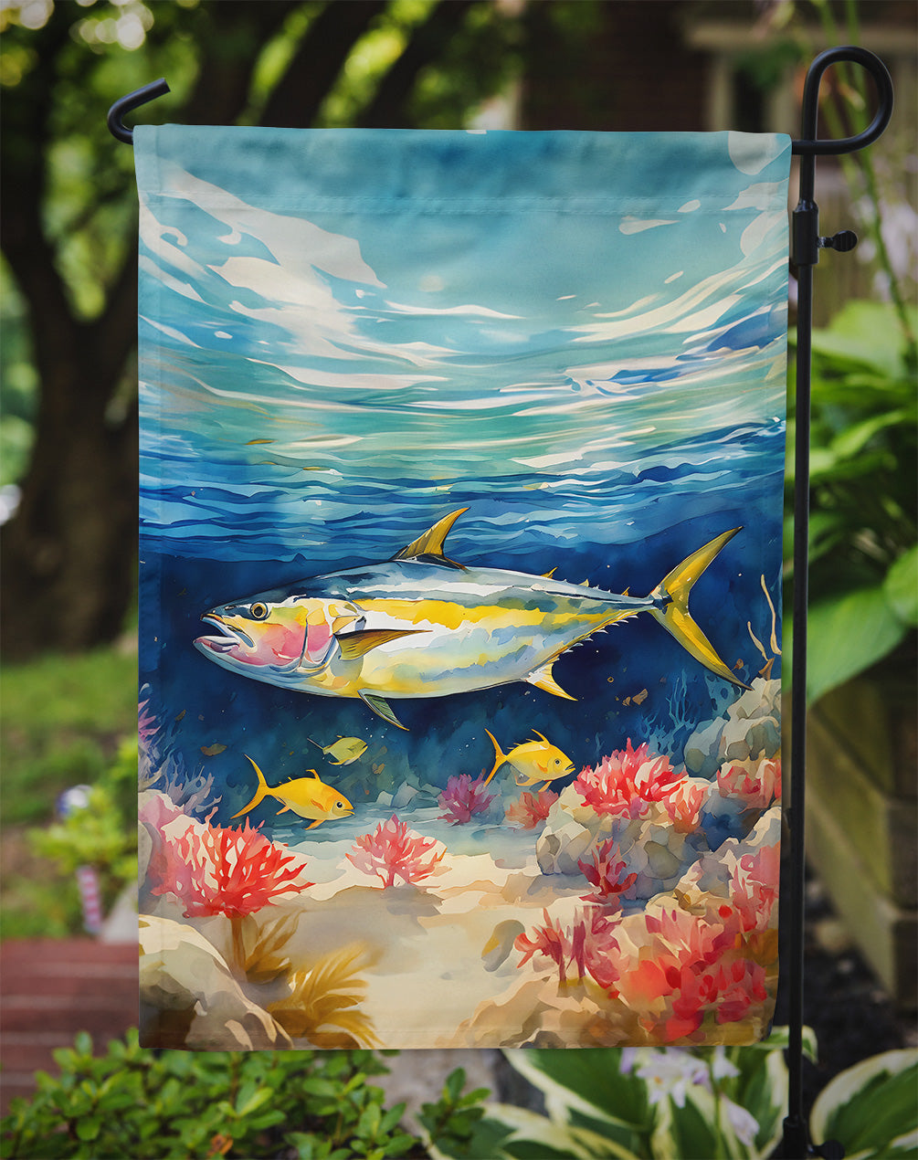 Yellowfin Tuna Garden Flag