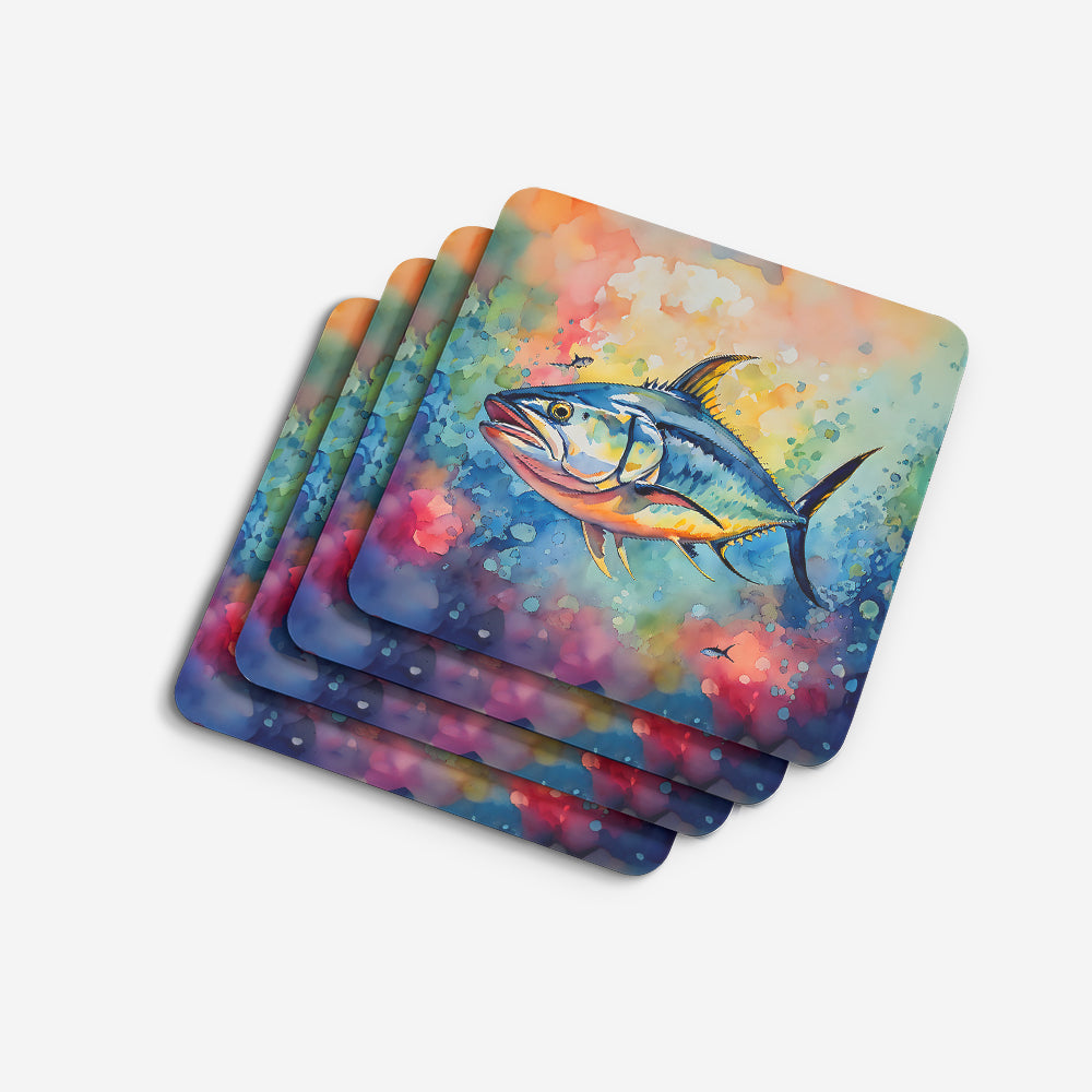 Yellowfin Tuna Foam Coasters