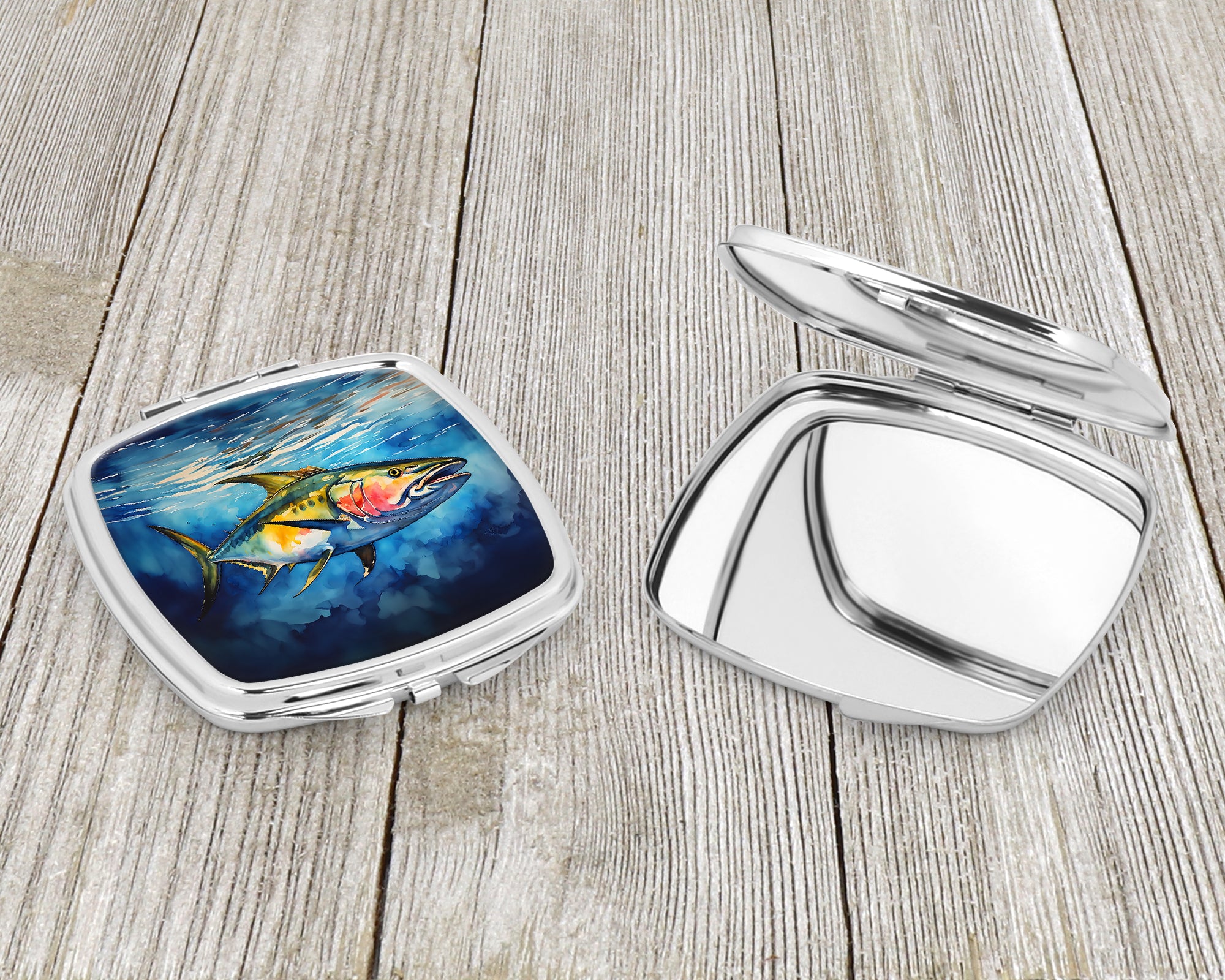 Yellowfin Tuna Compact Mirror