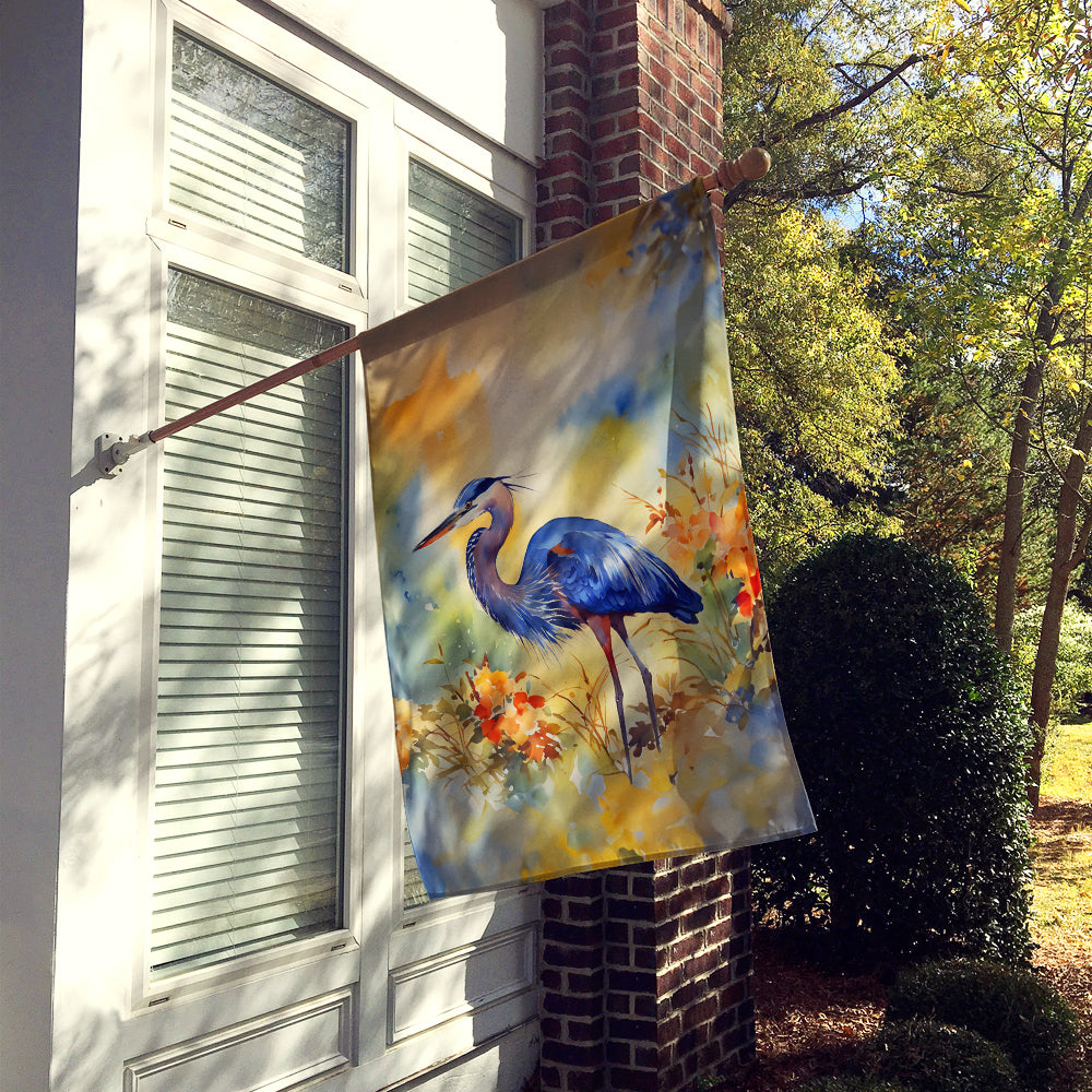 Buy this Blue Heron House Flag