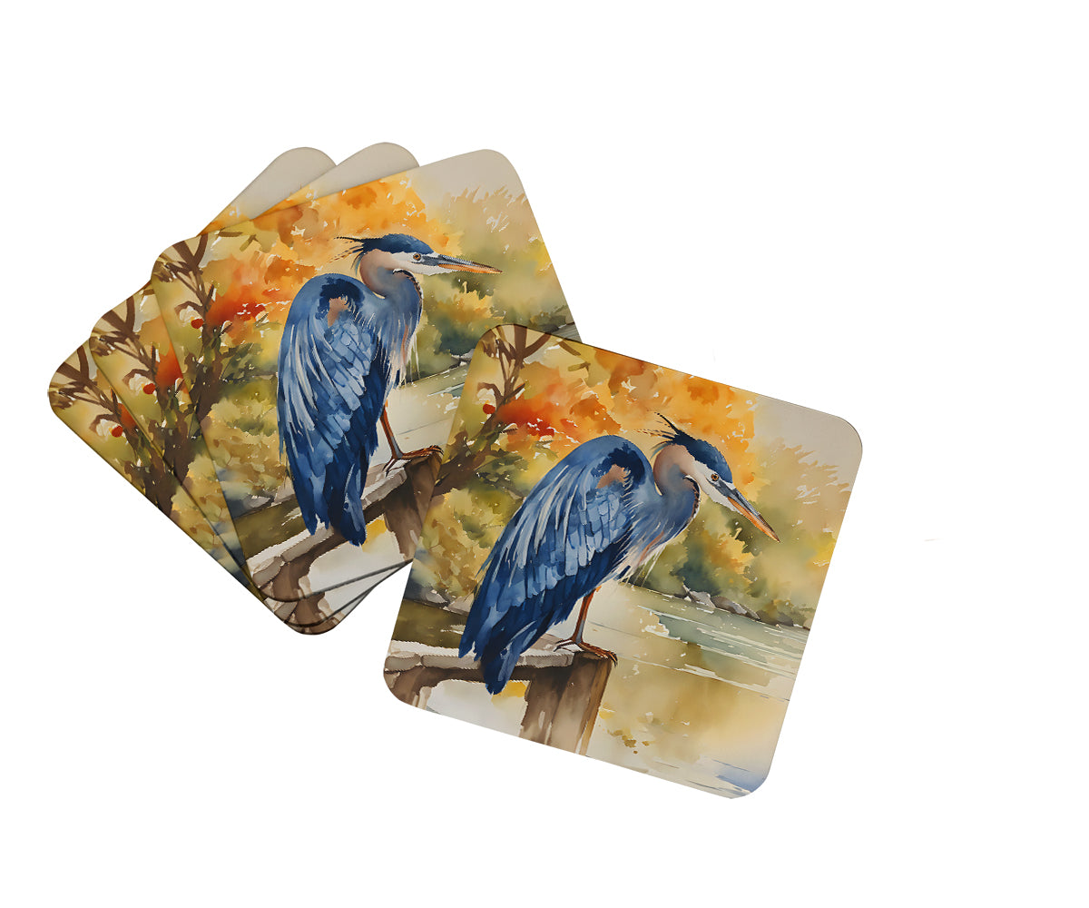 Buy this Blue Heron Foam Coasters