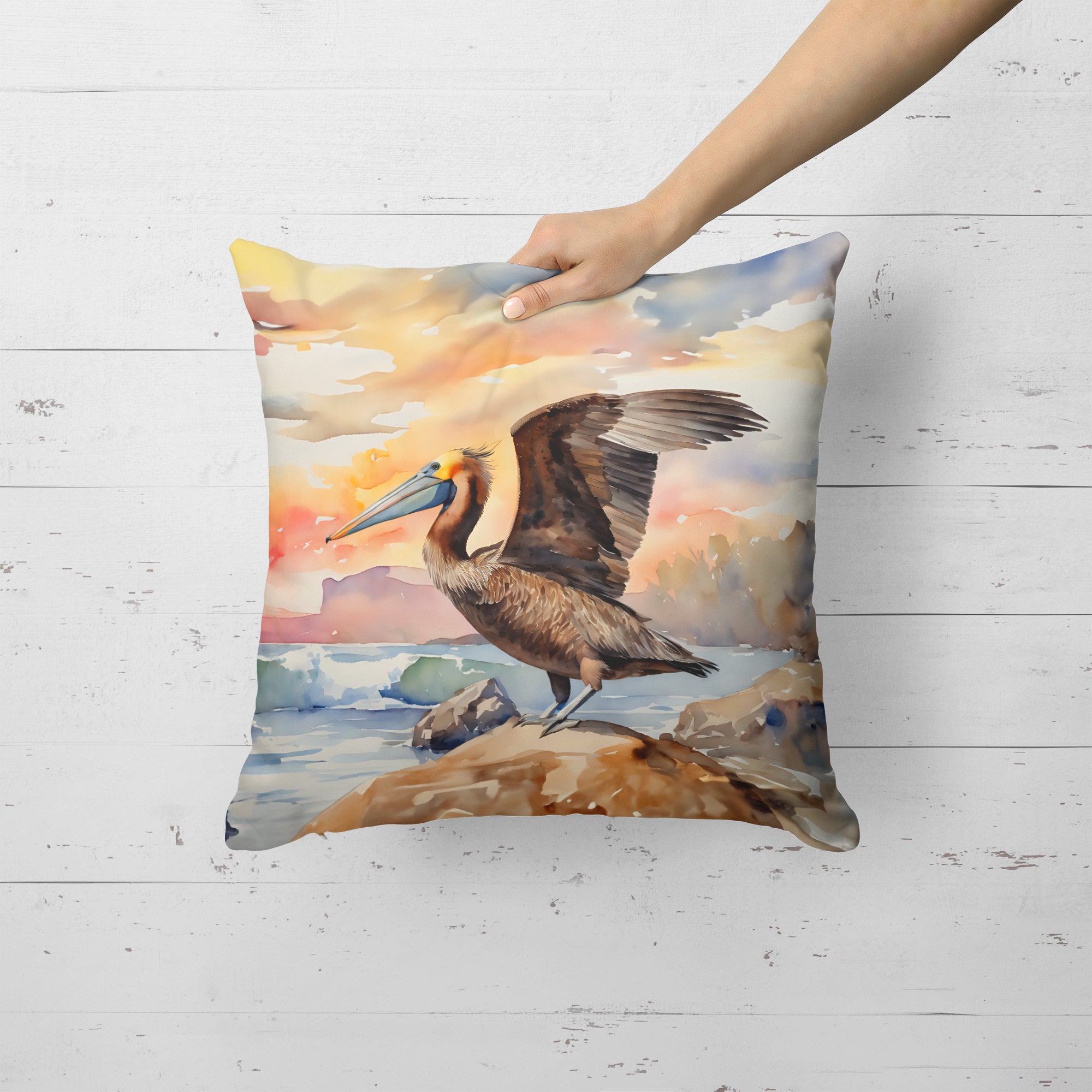 Pelican Throw Pillow