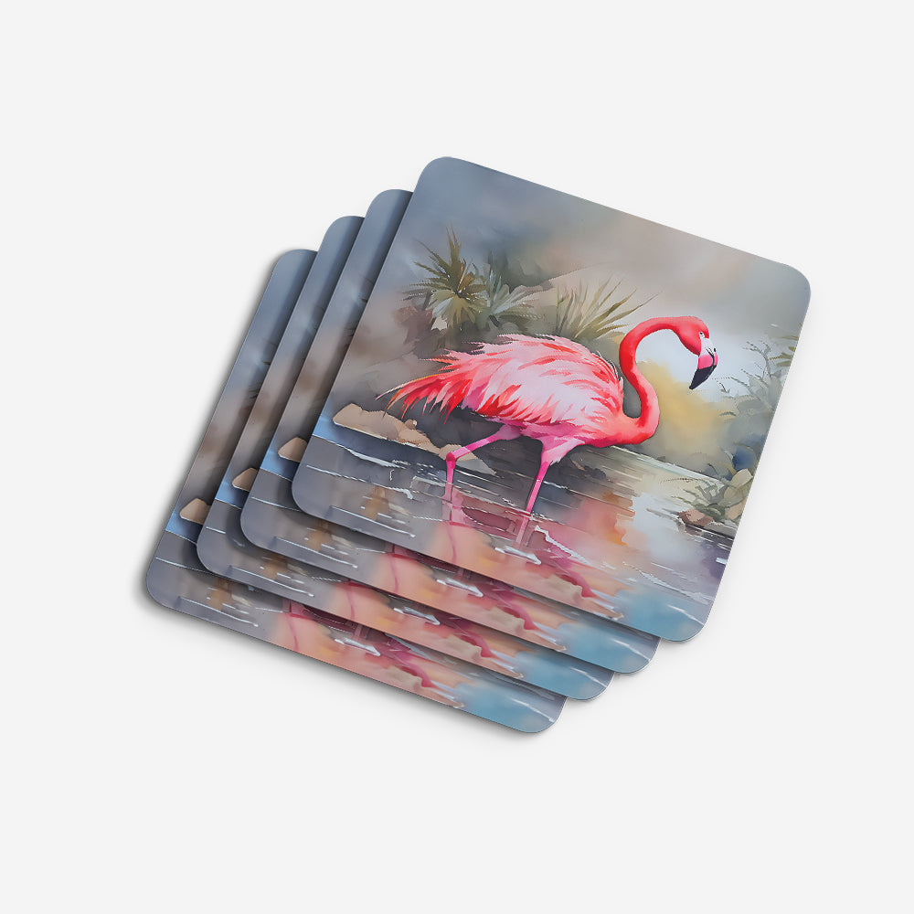 Flamingo Foam Coasters