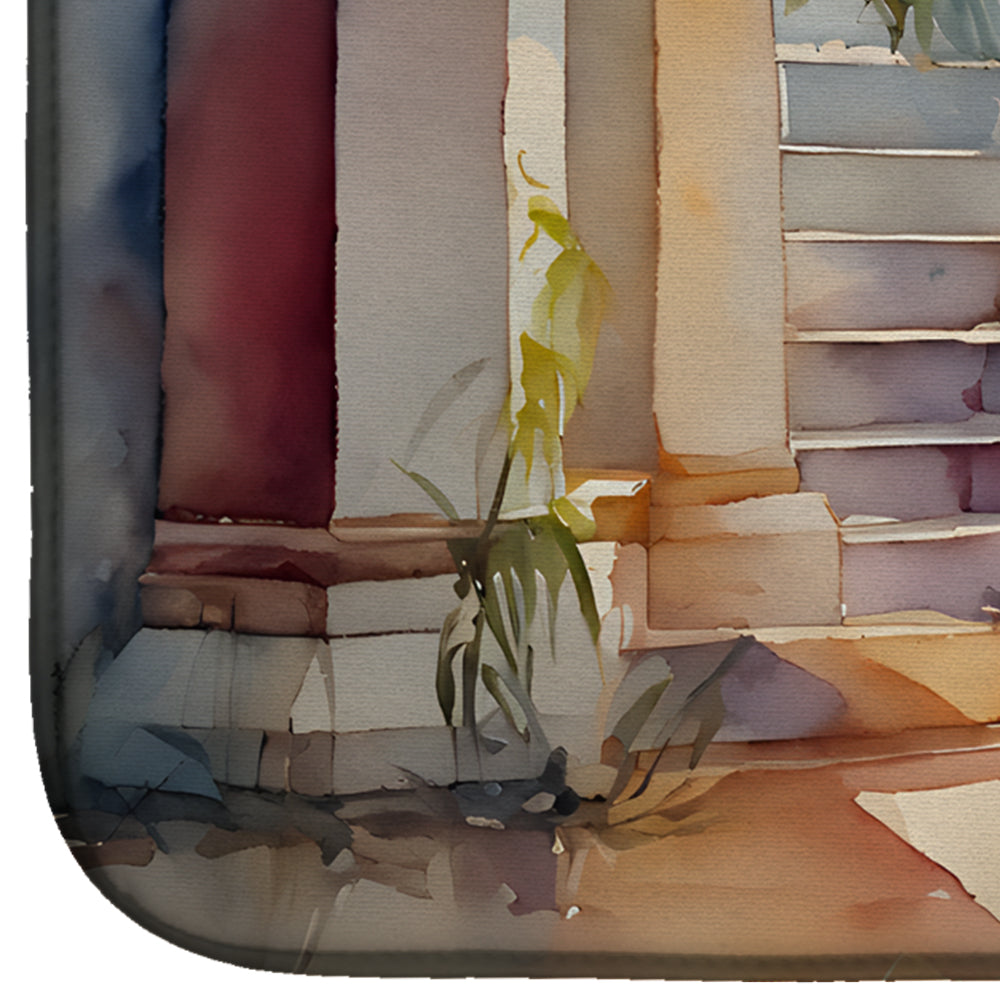 Caroline's Treasures Flamingo Dish Drying Mat