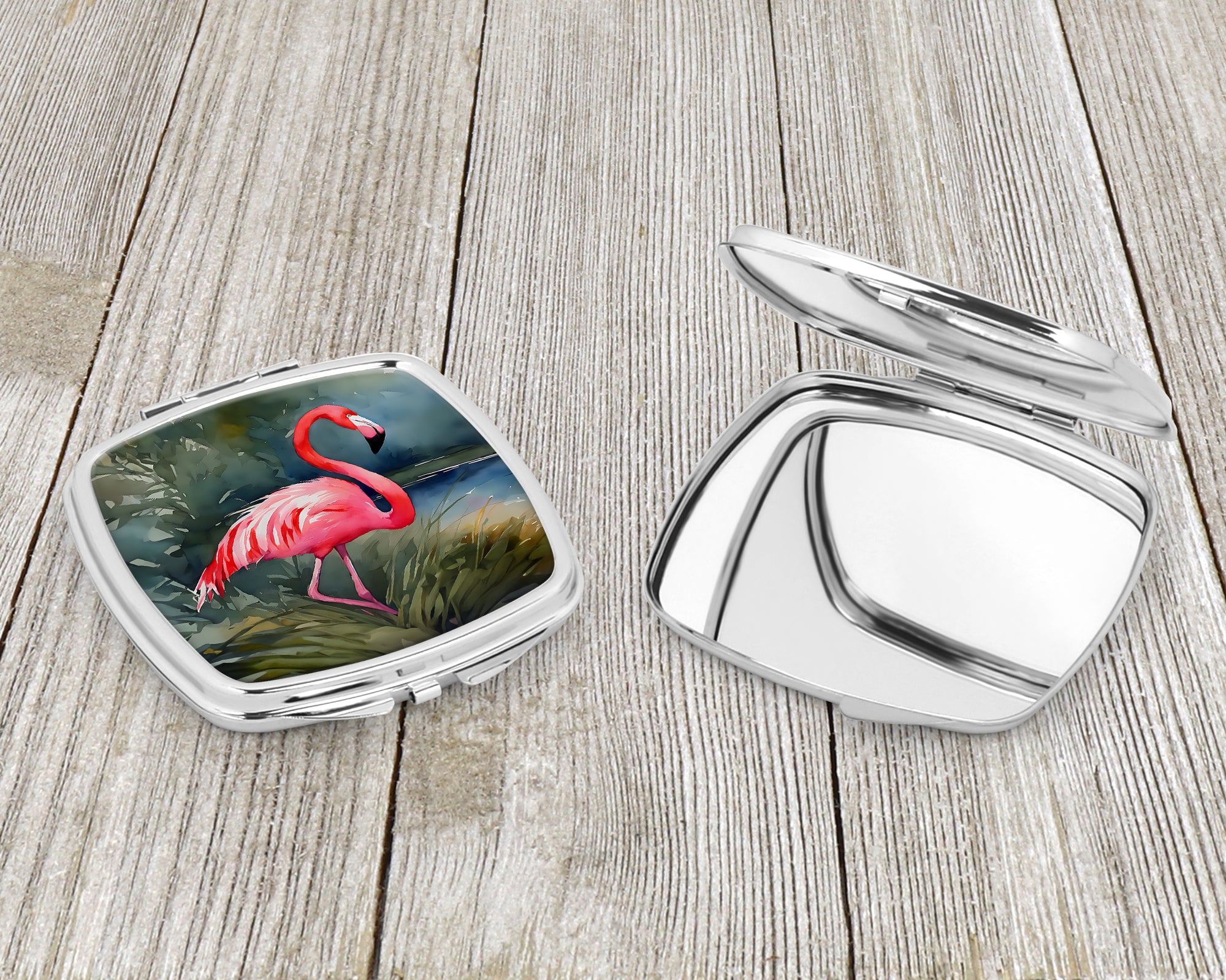 Flamingo Compact Mirror