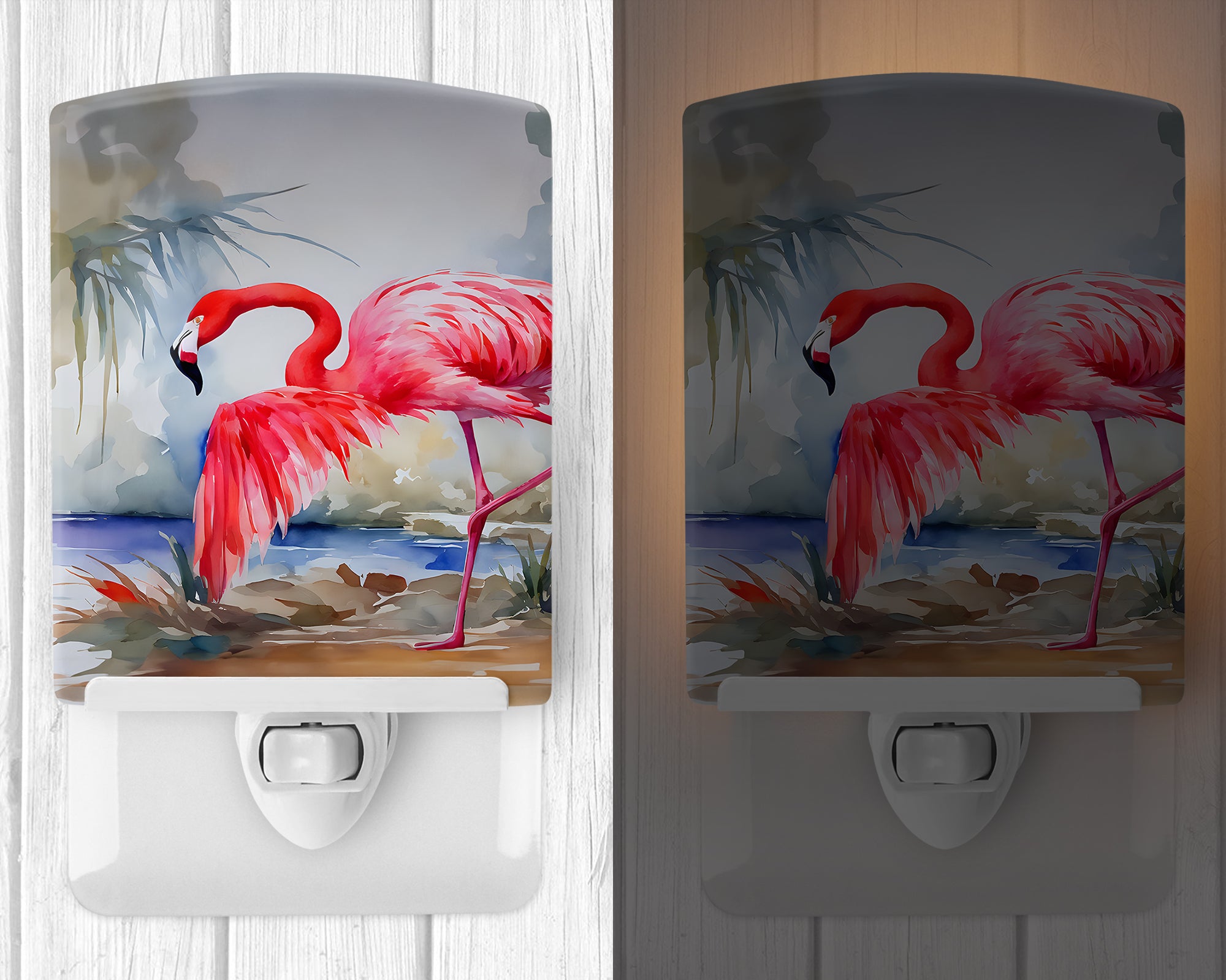 Buy this Flamingo Ceramic Night Light