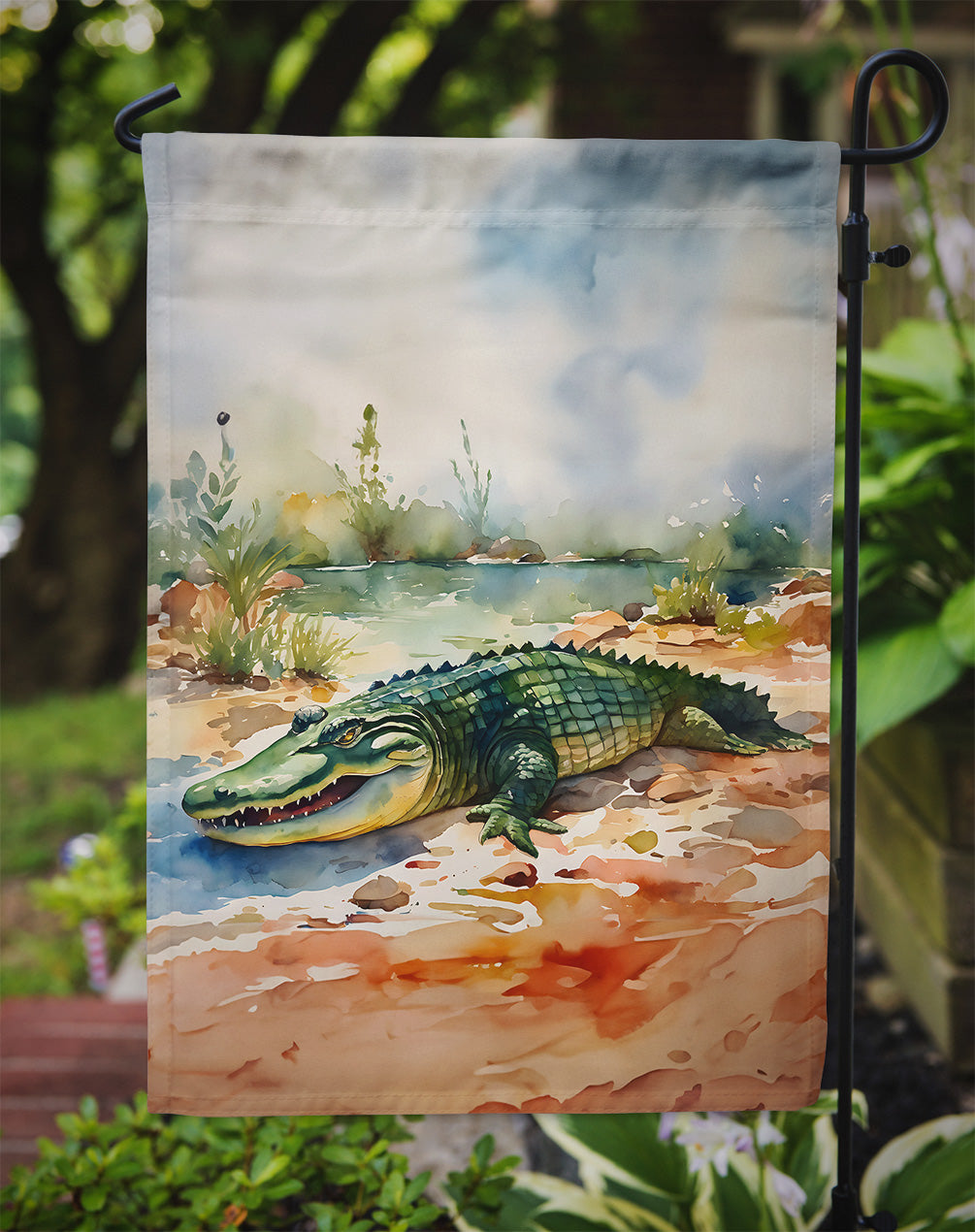 Alligator Garden Flag