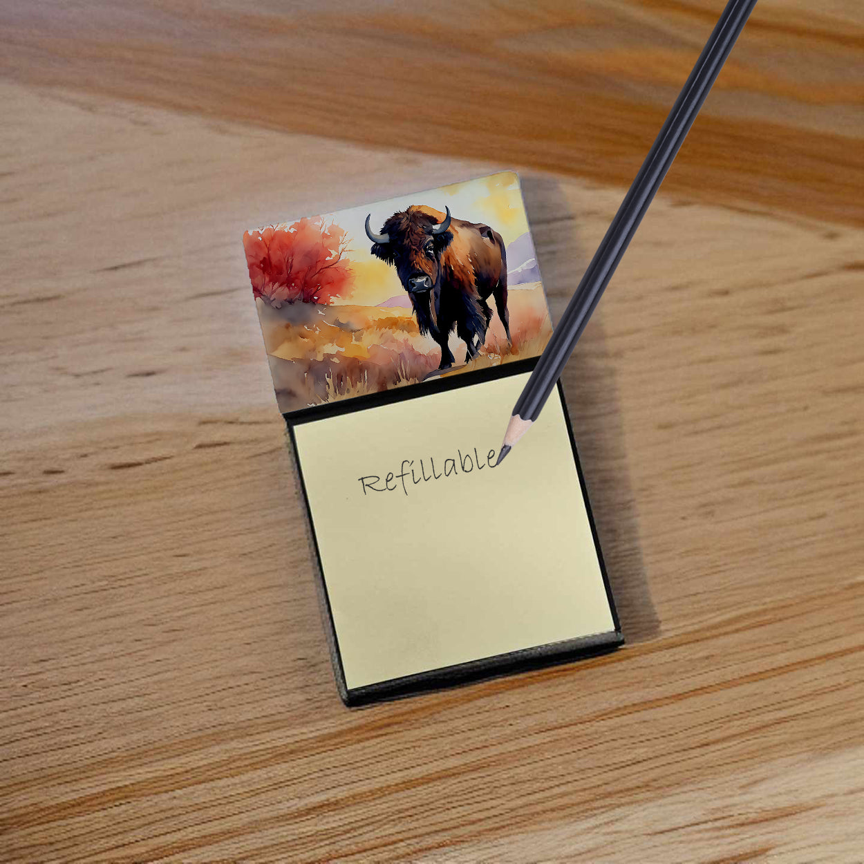 Buy this American Bison Sticky Note Holder