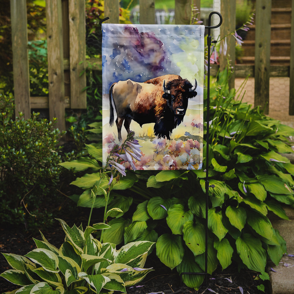 Caroline's Treasures American Bison Garden Flag – Outdoor Decorative Yard Flag