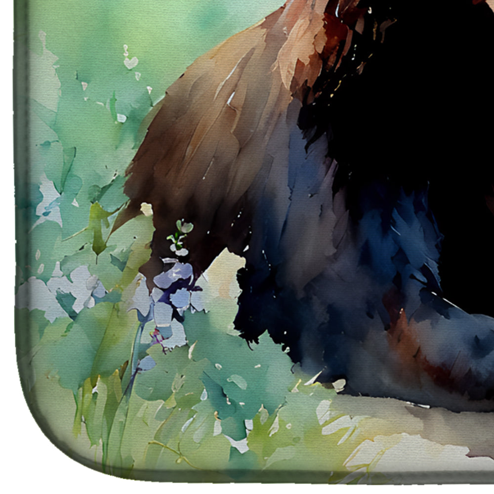 Caroline's Treasures American Black Bear Dish Drying Mat