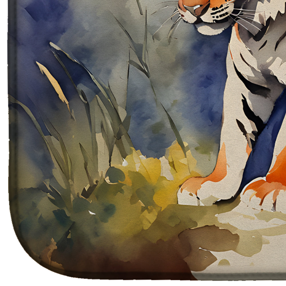 Caroline's Treasures Bengal Tiger Dish Drying Mat