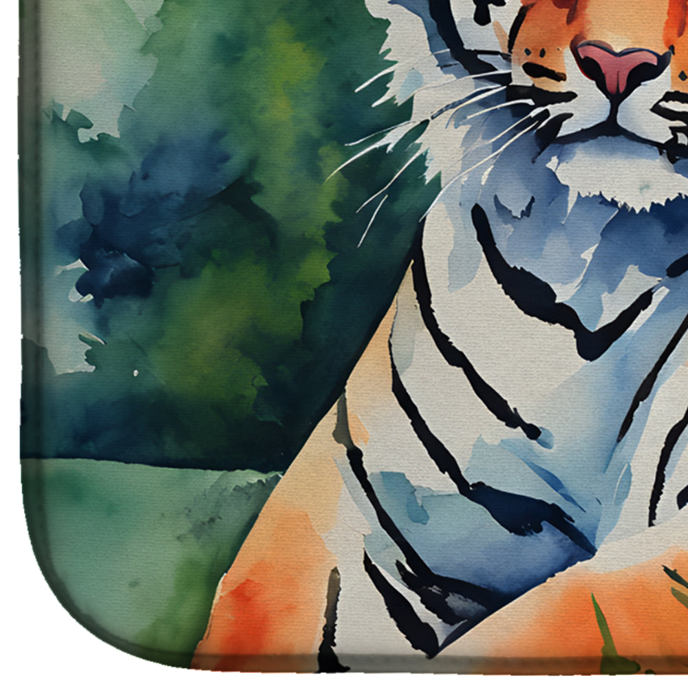 Caroline's Treasures Bengal Tiger Dish Drying Mat