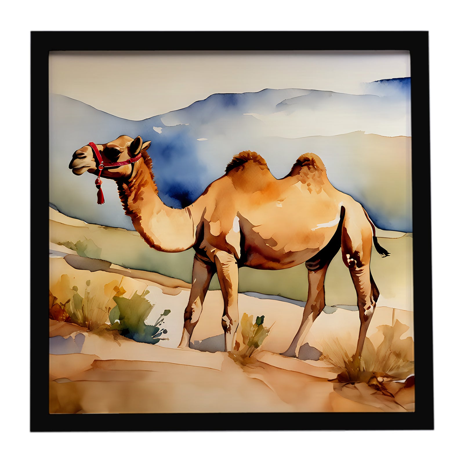 Caroline's Treasures Camel Framed Metal Print