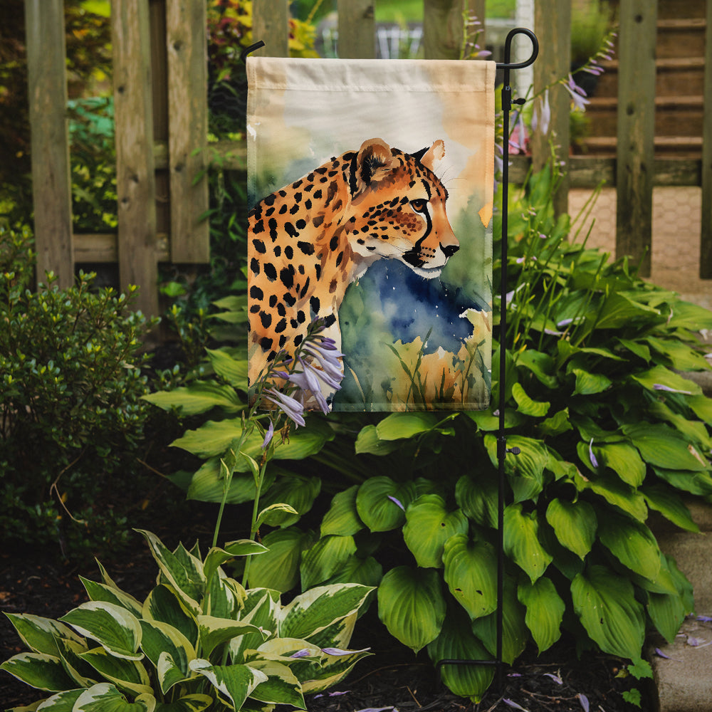 Caroline's Treasures Cheetah Garden Flag – Outdoor Decorative Yard Flag