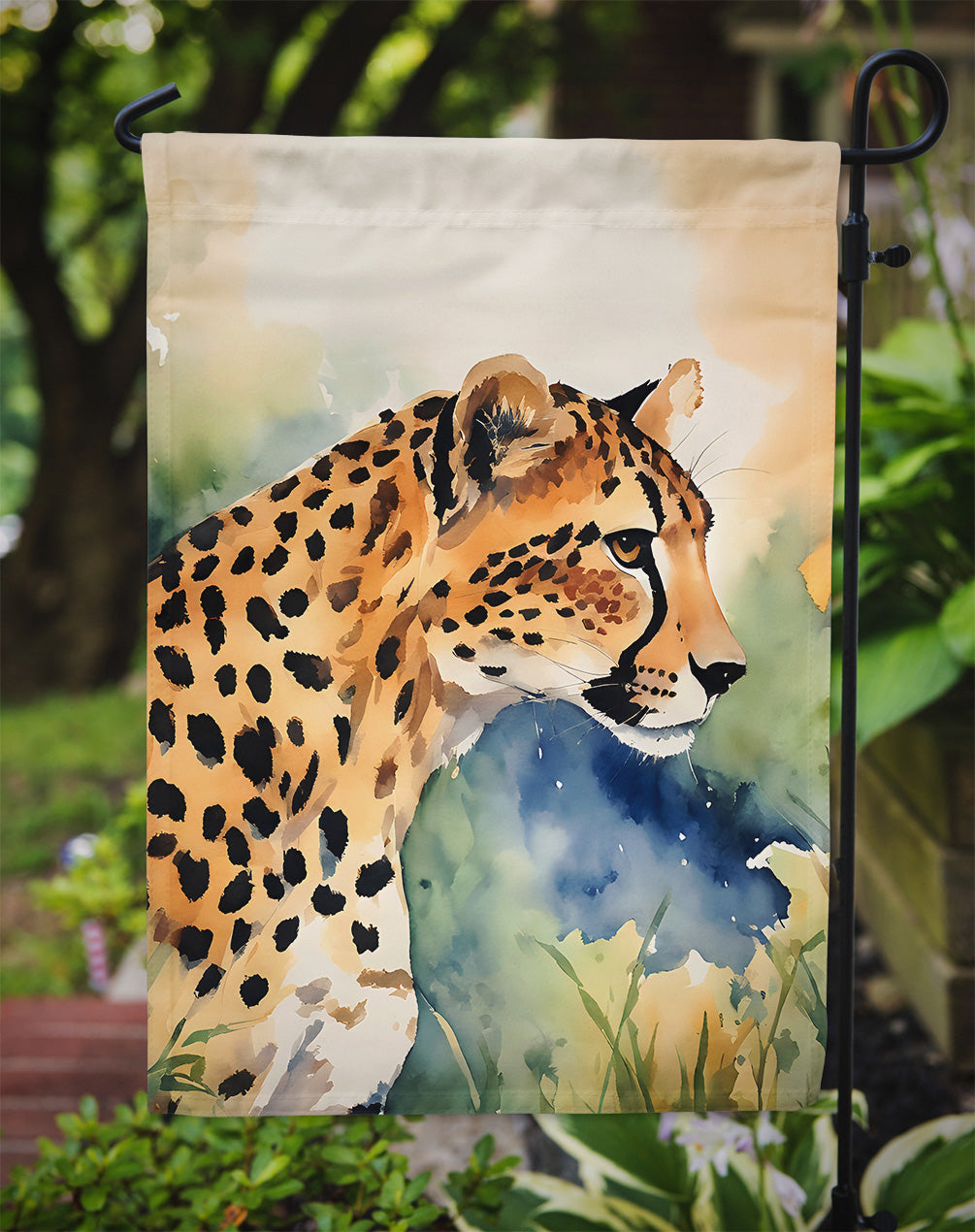 Cheetah Garden Flag