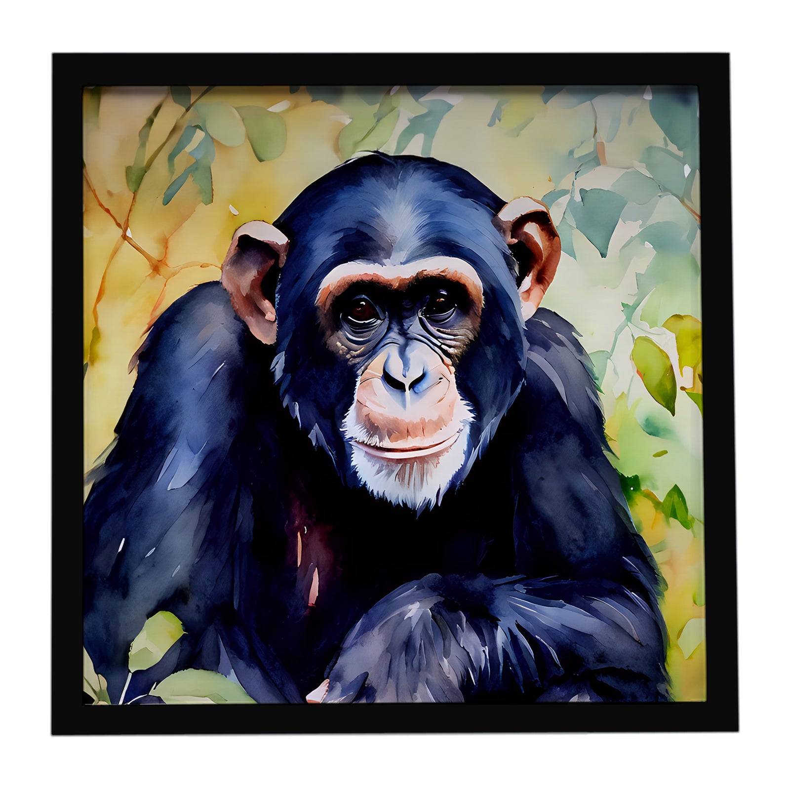 Caroline's Treasures Chimpanzee Framed Metal Print