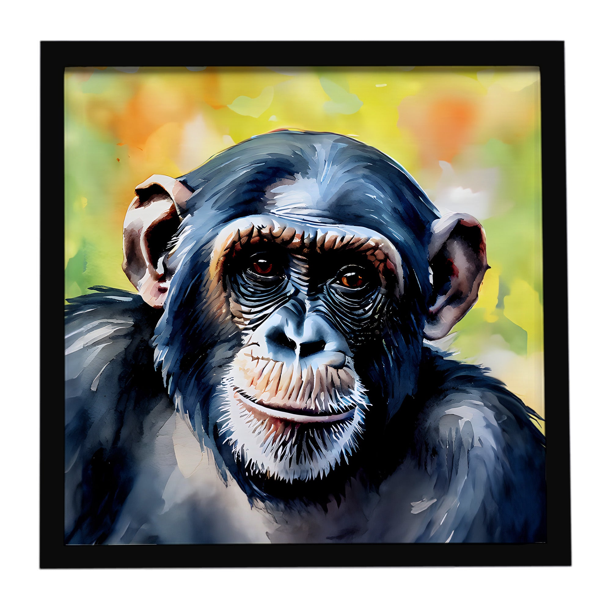 Caroline's Treasures Chimpanzee Framed Metal Print