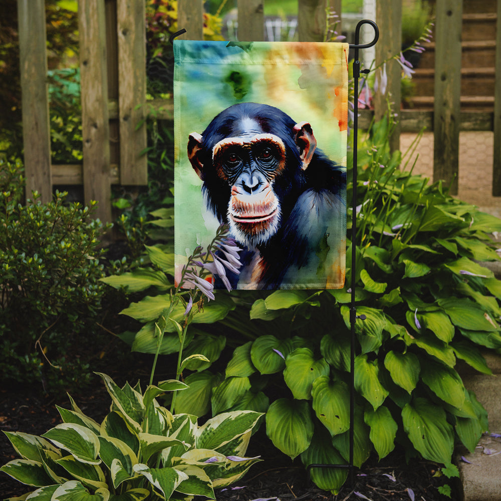 Chimpanzee Garden Flag