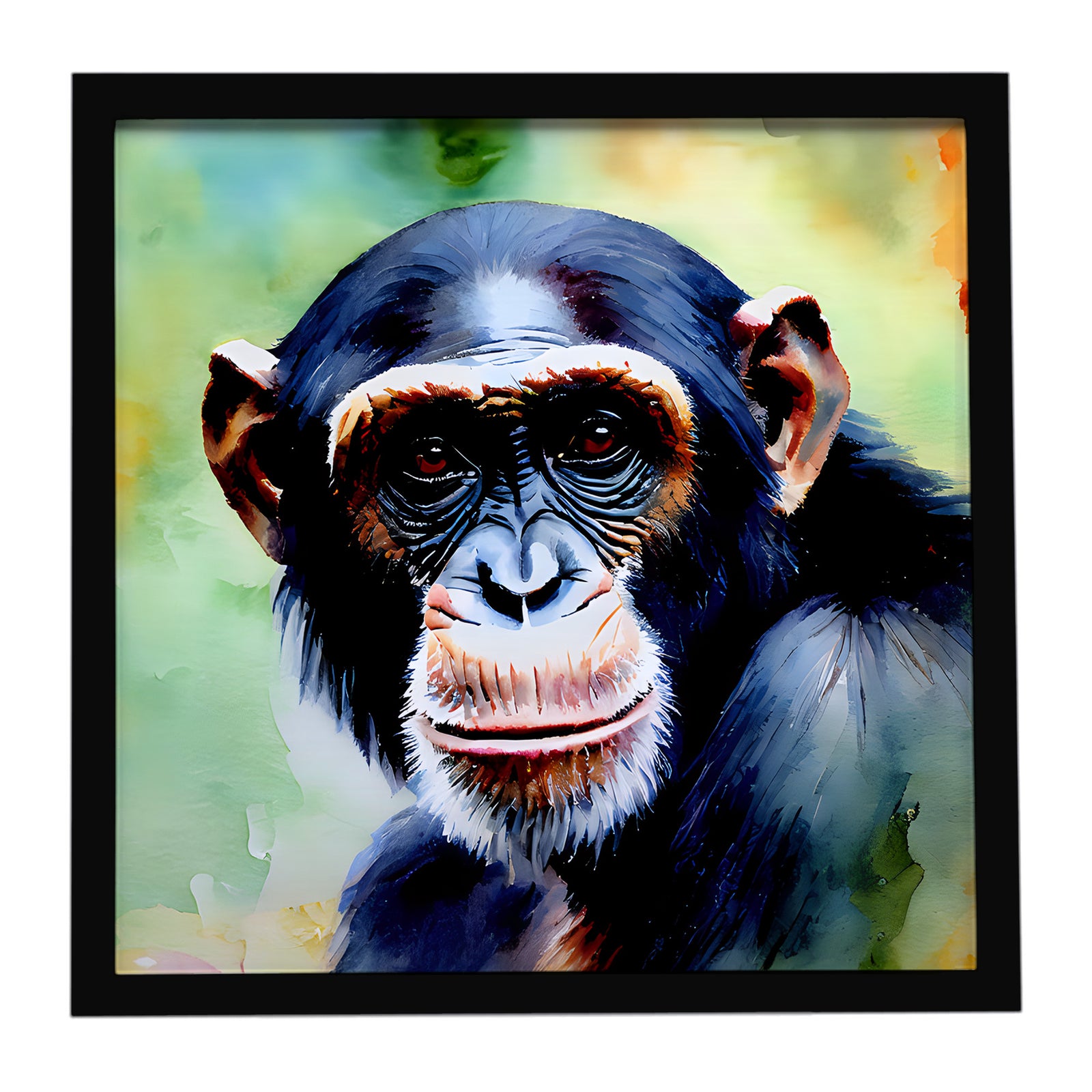 Caroline's Treasures Chimpanzee Framed Metal Print