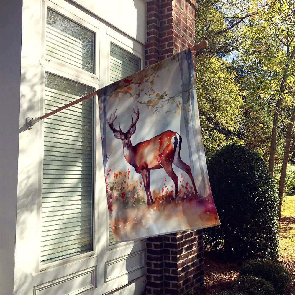 Caroline's Treasures Deer House Flag