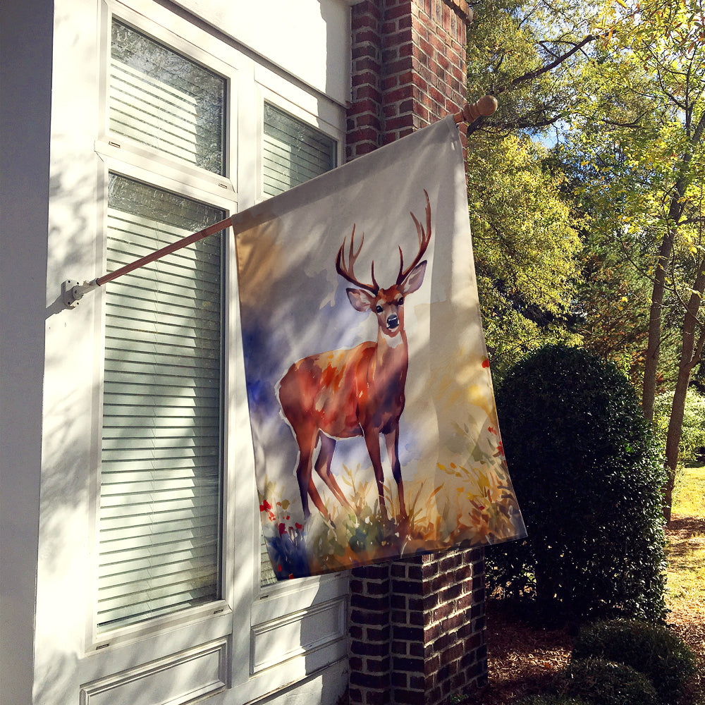 Caroline's Treasures Deer House Flag
