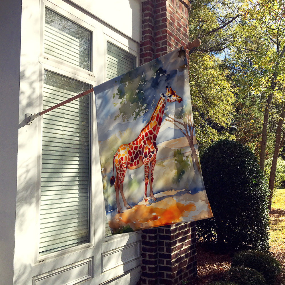Caroline's Treasures Giraffe House Flag