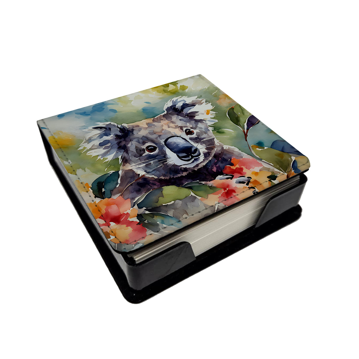 Caroline's Treasures Koala PU Leather Note Paper Holder