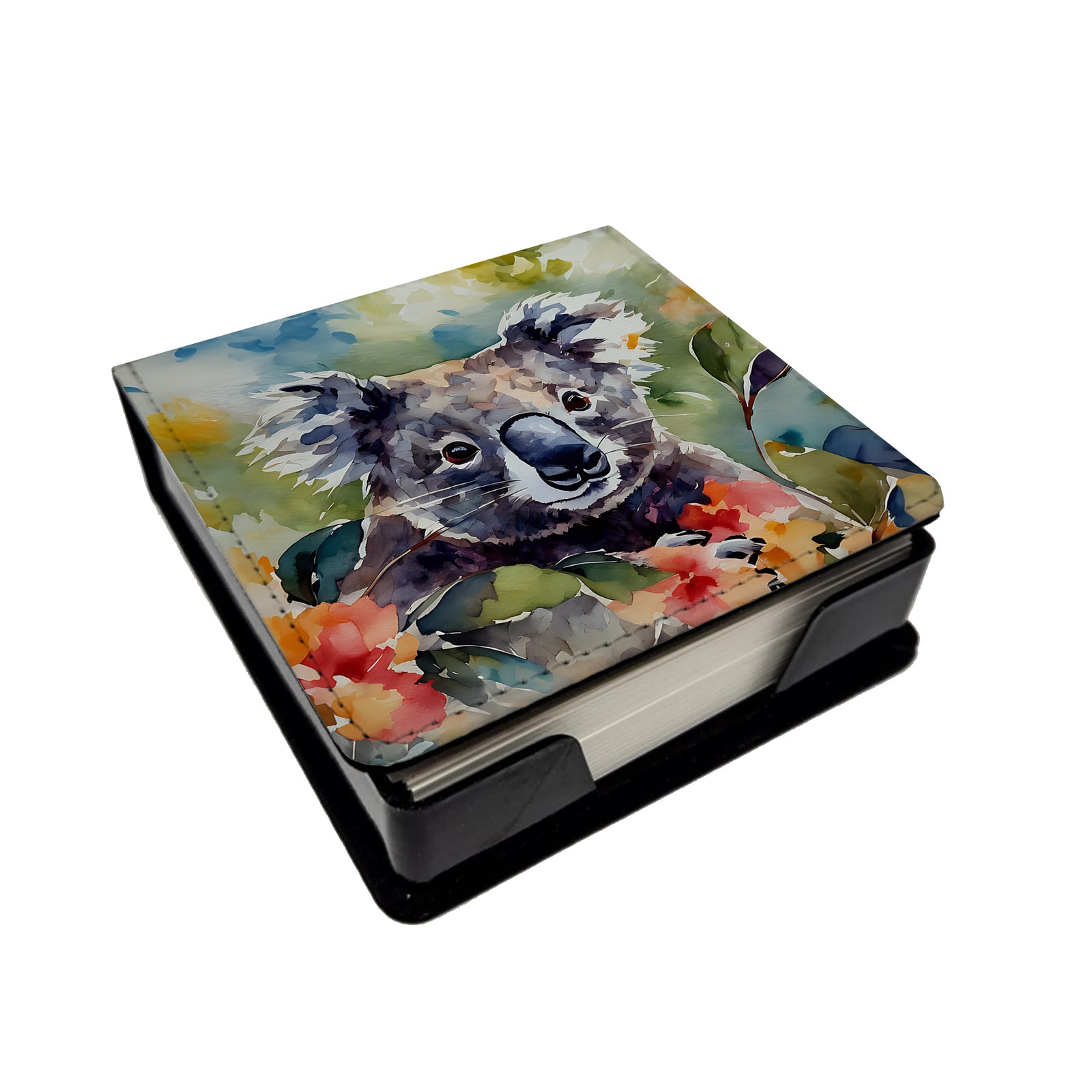 Caroline's Treasures Koala PU Leather Note Paper Holder