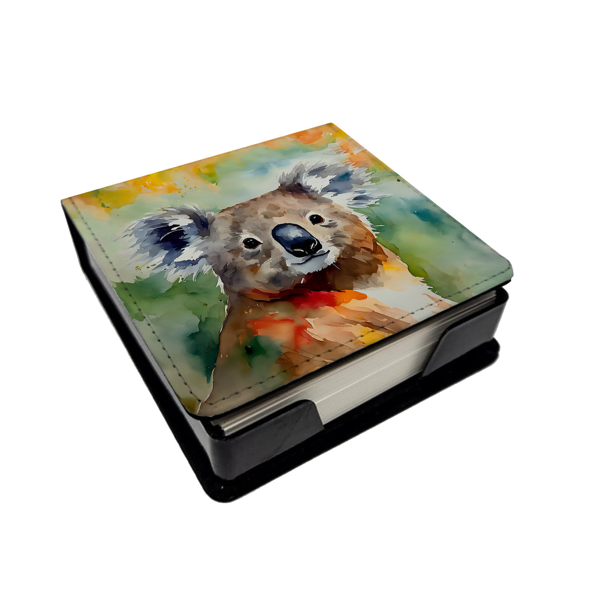 Caroline's Treasures Koala PU Leather Note Paper Holder