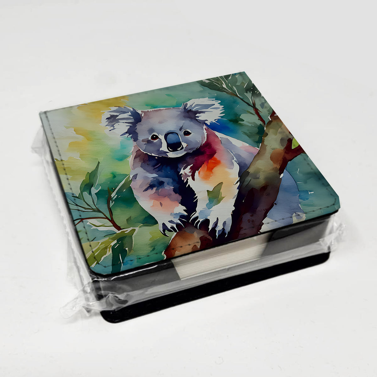 Caroline's Treasures Koala PU Leather Note Paper Holder