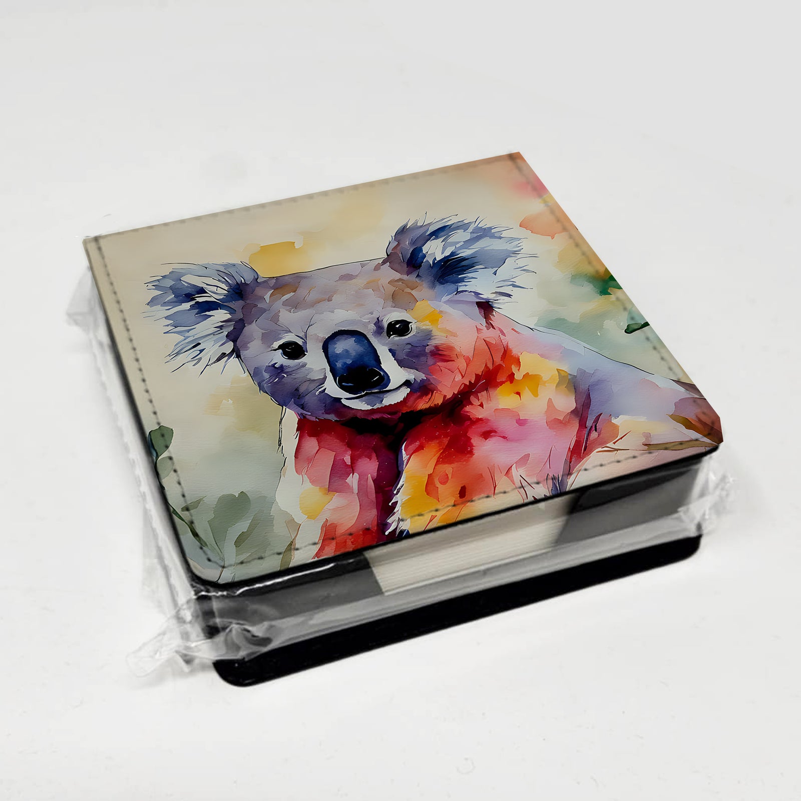 Caroline's Treasures Koala PU Leather Note Paper Holder