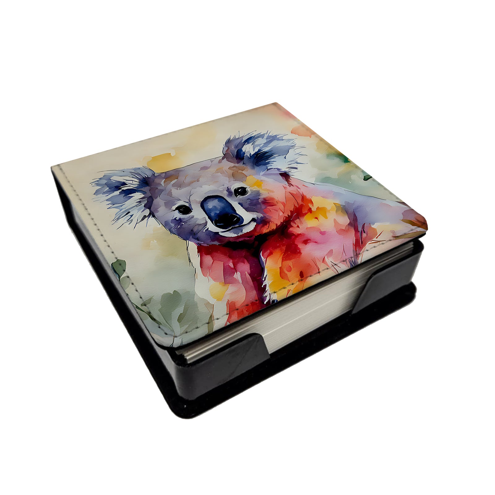 Caroline's Treasures Koala PU Leather Note Paper Holder