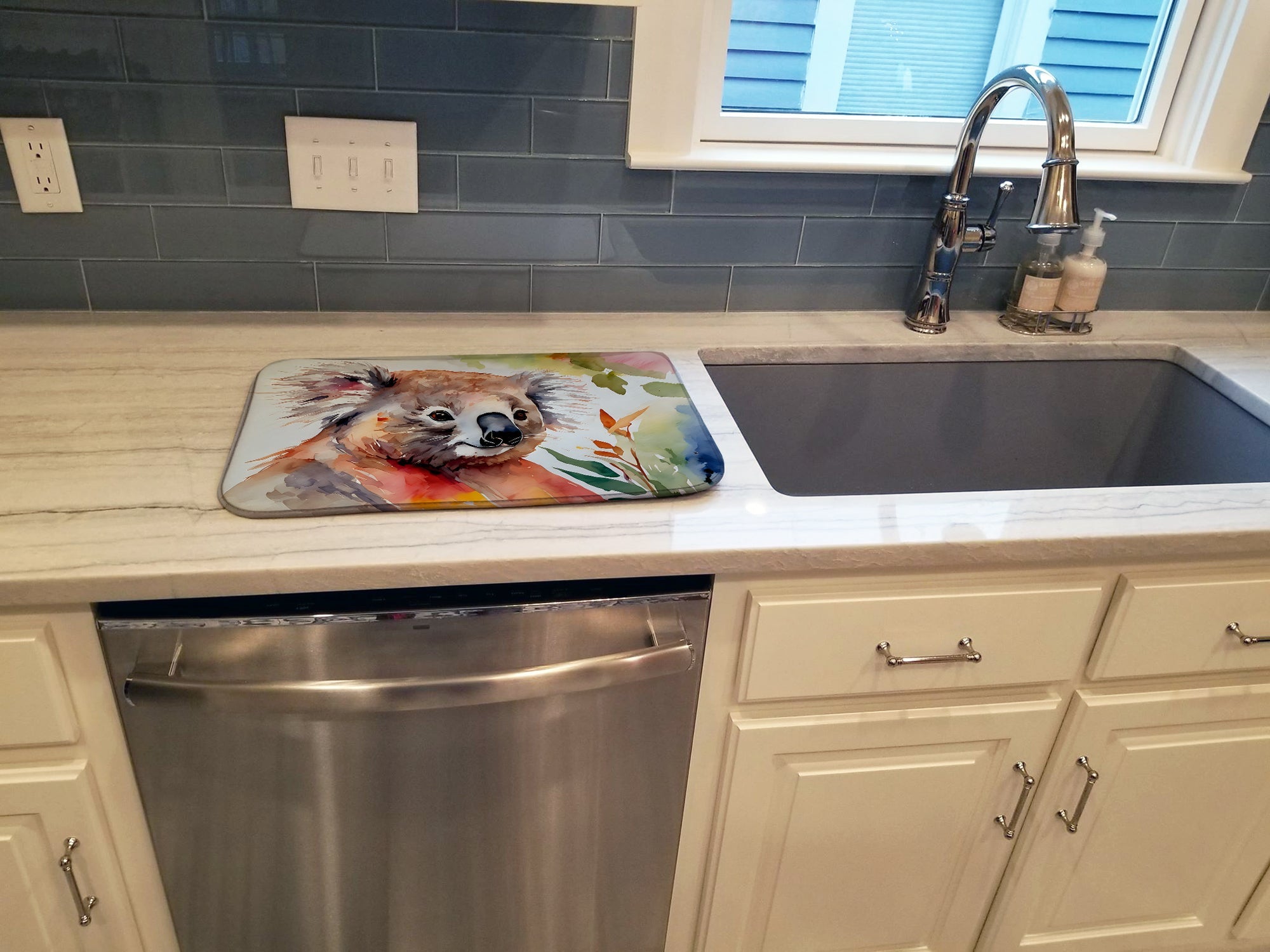 Caroline's Treasures Koala Dish Drying Mat