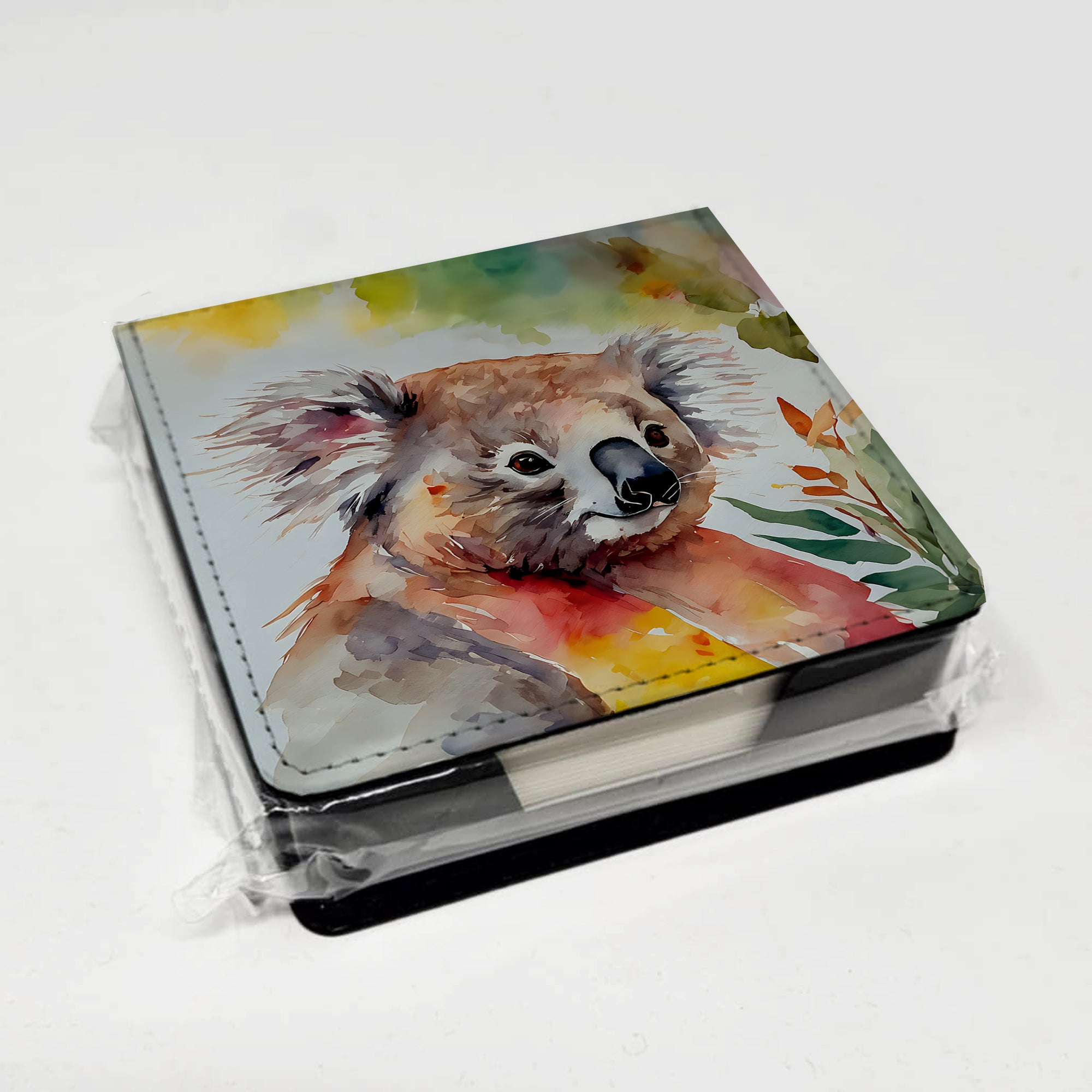 Caroline's Treasures Koala PU Leather Note Paper Holder