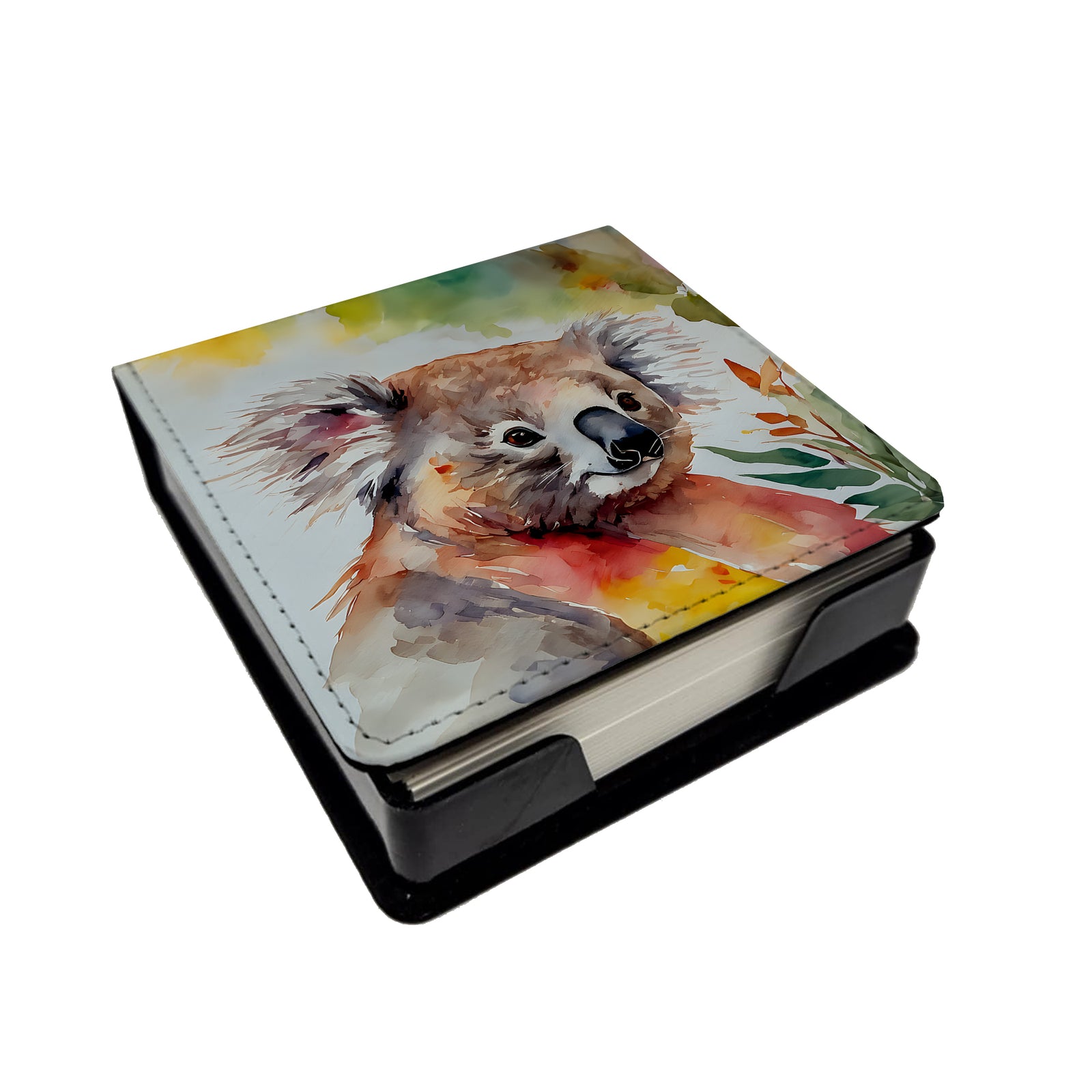 Caroline's Treasures Koala PU Leather Note Paper Holder