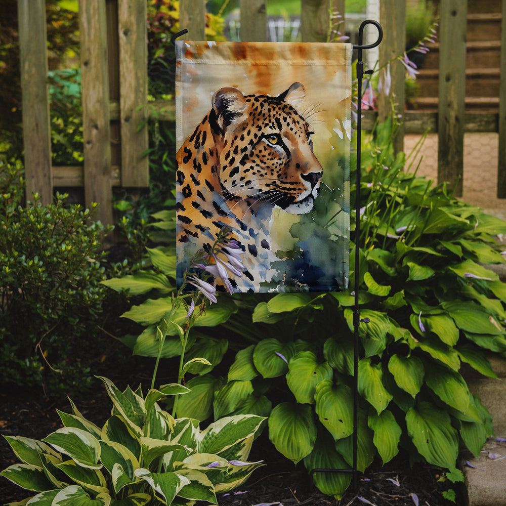 Caroline's Treasures Leopard Garden Flag – Outdoor Decorative Yard Flag