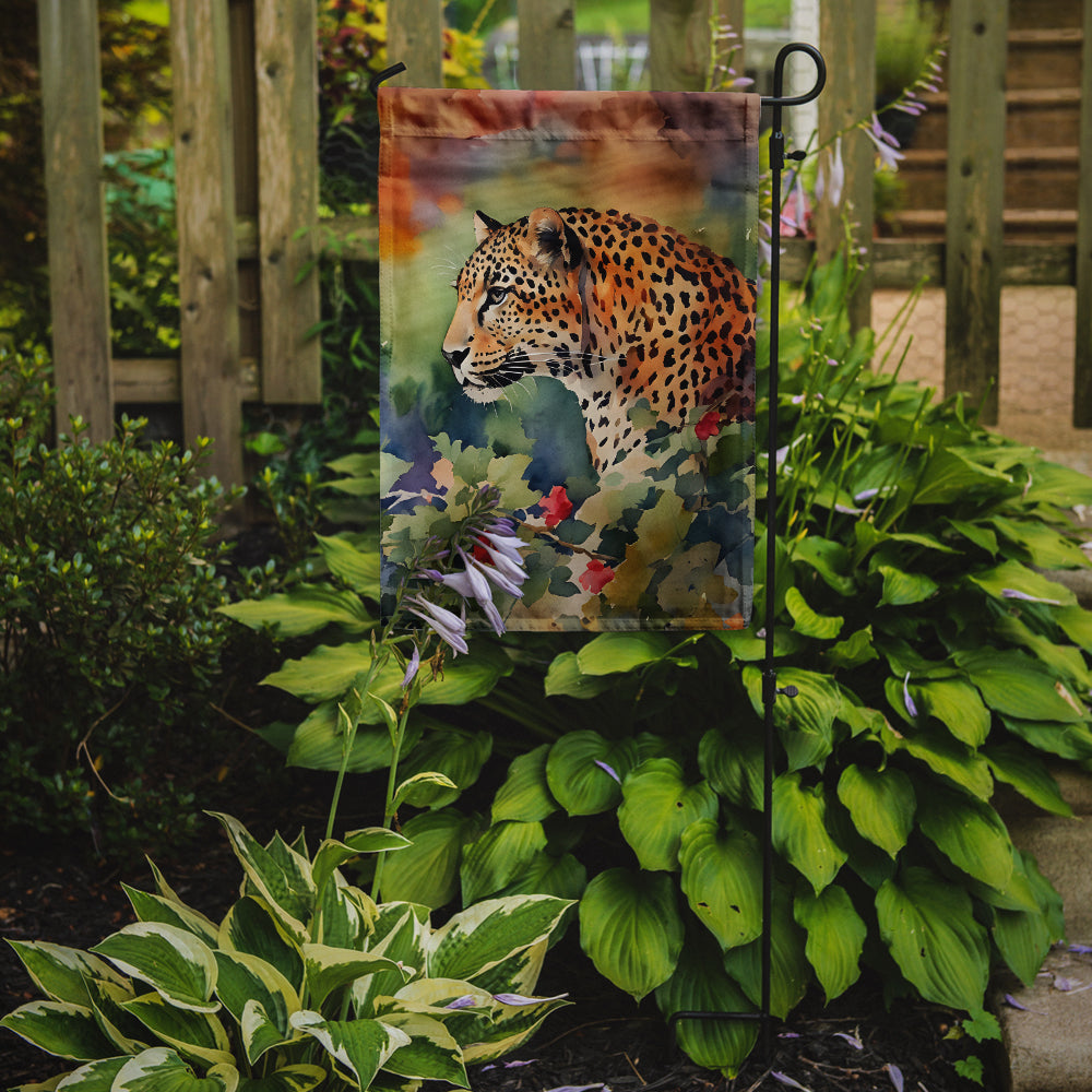 Caroline's Treasures Leopard Garden Flag – Outdoor Decorative Yard Flag