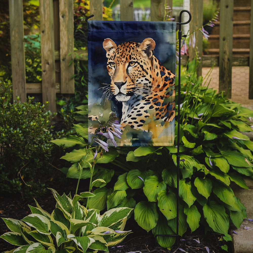 Caroline's Treasures Leopard Garden Flag – Outdoor Decorative Yard Flag