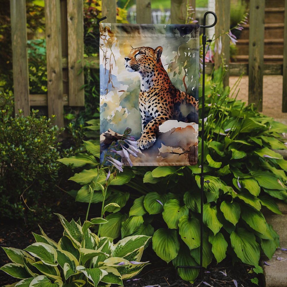 Caroline's Treasures Leopard Garden Flag – Outdoor Decorative Yard Flag