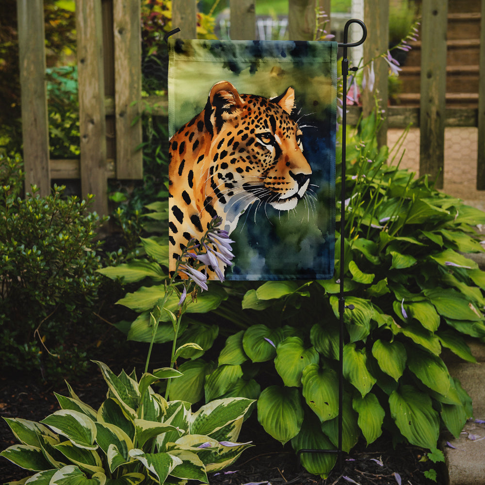 Caroline's Treasures Leopard Garden Flag – Outdoor Decorative Yard Flag